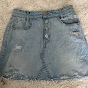 light wash BDG Jean skirt